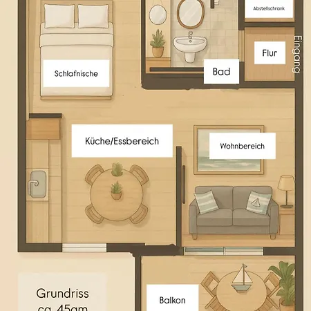 Strandliebe - Mit Meerblick 하리슬리